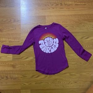 Purple thermal stay fearless shirt. Like new.